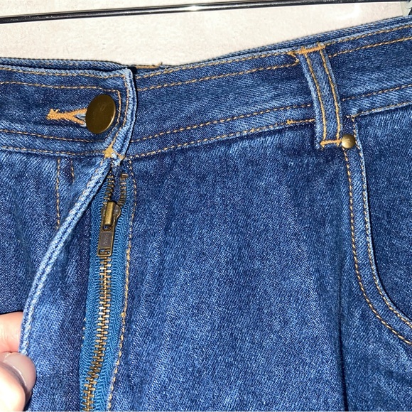 Vintage Together Jeans Womens 26” Waist Embroidered Teddy Bear Denim Mom 80s - Picture 8 of 11